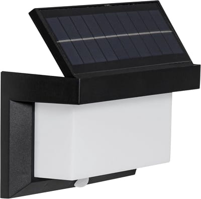 Buitenlamp met sensor dag en nacht - Wandlamp met bewegingsdetectie - Op zonne energie - Energiezuinig
