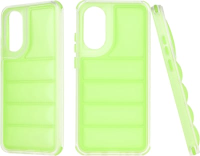 Hoesje geschikt voor Oppo A78 4G - Techsuit Wave Shield Shockproof Hard Case Back Cover - Groen