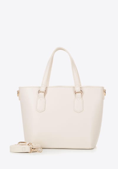 Wittchen - Dameshandtas - Eco-leer en Gevlochten - Beige en Crème