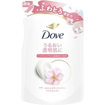 Dove Japan - Fluffy Body Wash Refill Sakura & Musk 340g