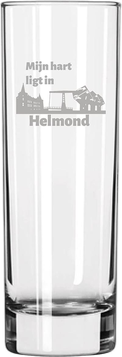 Gegraveerde Longdrinkglas 22cl Helmond