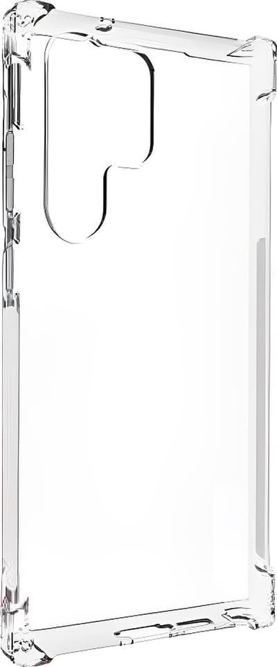 Siliconen Antishock hoesje geschikt voor Samsung Galaxy S23 Ultra | Bumpercase Back Cover | TPU Case Backcover Beschermhoes | Transparant