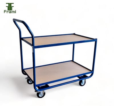 FRAMI tafelwagen 1000 x 600 mm met 2 legborden