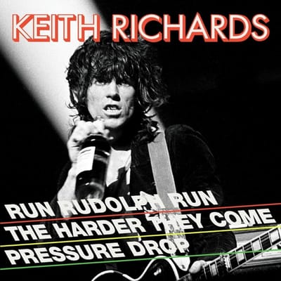 Keith Richards - Run Rudolph Run / The Harder They Come / Pressure Drop (12" Single) (Limited Edition) (Coloured Vinyl)