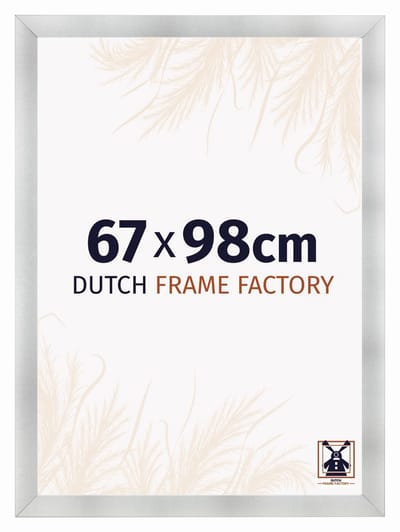 Fotolijst 67x98 cm - MDF - Aluminium Geborsteld - Praag
