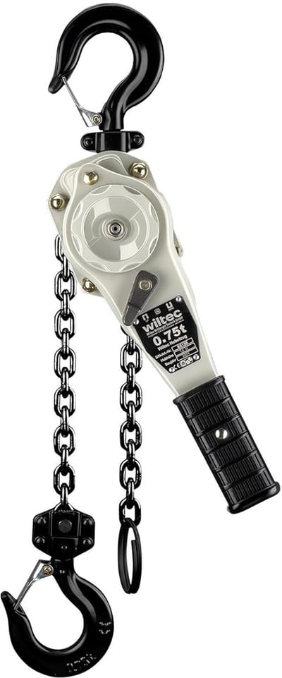 Hefboomtakel 0,75 t x 1,5 m - Compacte Takel met 360° Draaibare Hendel voor Hijsen in Krappe Ruimtes