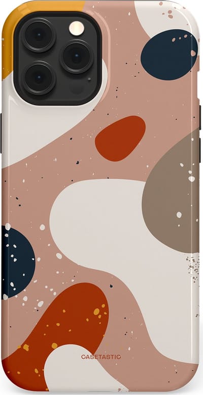 Casetastic Hoesje Geschikt voor Apple iPhone 12 Pro Max Magsafe - Stijlvolle Beschermende Duo-layer Case - Terravibe
