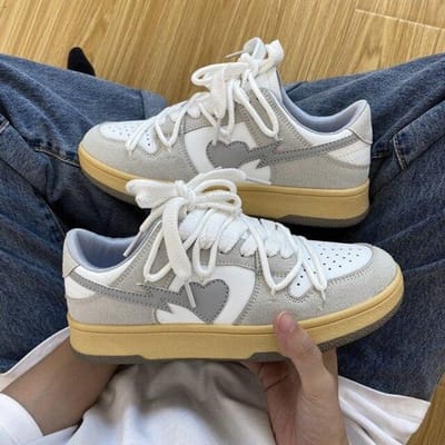 Dames Sneakers Luxe Gevulkaniseerde Schoenen Dames Casual Schoeisel Zapatillas Mujer Lichte Platte Schoenen Dames Plus Size 43 44 38 white