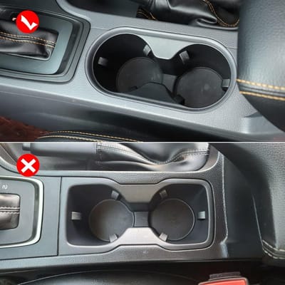Waterbekerhouder Bedekking voor Ford Ranger 2015-2021, Console Accessoire, Carbon Fiber Trim en Bescherming