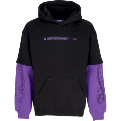 Heren Hoodie Logo Overhoodie zwart