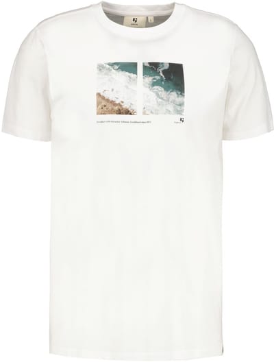 GARCIA Heren T-shirt Wit - Maat XXL