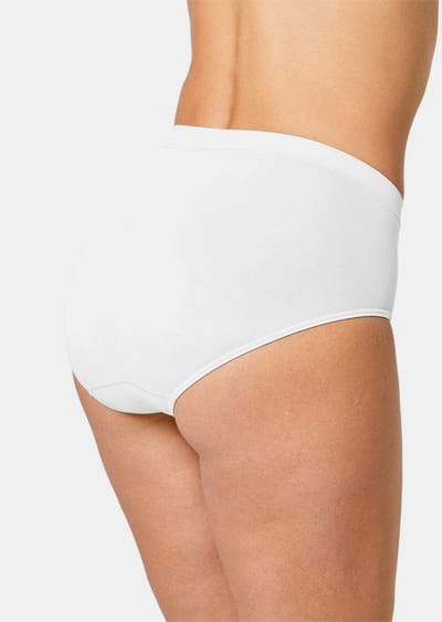 Hoogwaardige, gladde tailleslip - wit - Gr. 52 van Goldner Fashion