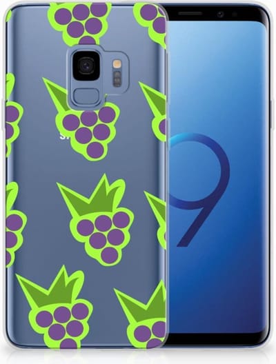 Samsung Galaxy S9 Siliconen Case Druiven