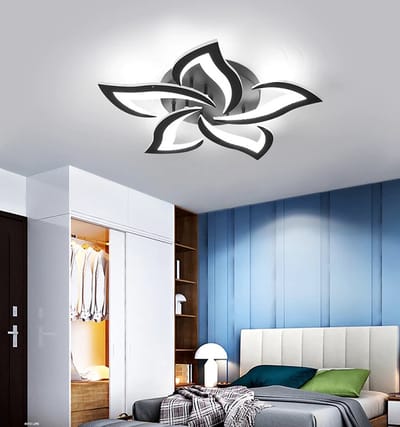 5 Lotus Plafond Verlichting - Moderne LED - Woonkamer - Keuken - Slaapkamer - Kinderkamer - Plafonnière - Dimbaar Met Afstandsbediening en App