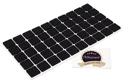 50 Zelfklevende Viltglijders 20x20 mm - Bescherming voor Meubels en Vloeren