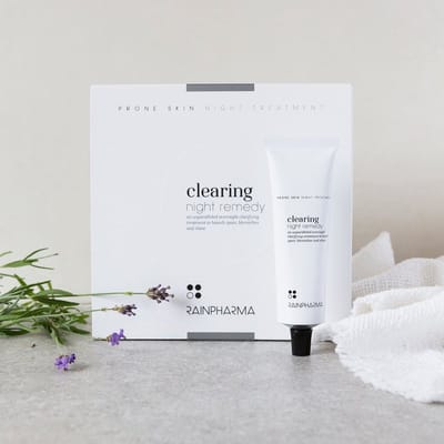 RainPharma - gelaatsmasker - nachtmasker - Clearing Night Remedy - onzuivere huid