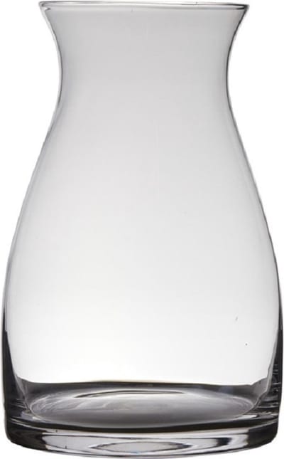 Hakbijl Glass Vaas Julia - D26 x H38 cm - glas - home-basics - bloemenvaas