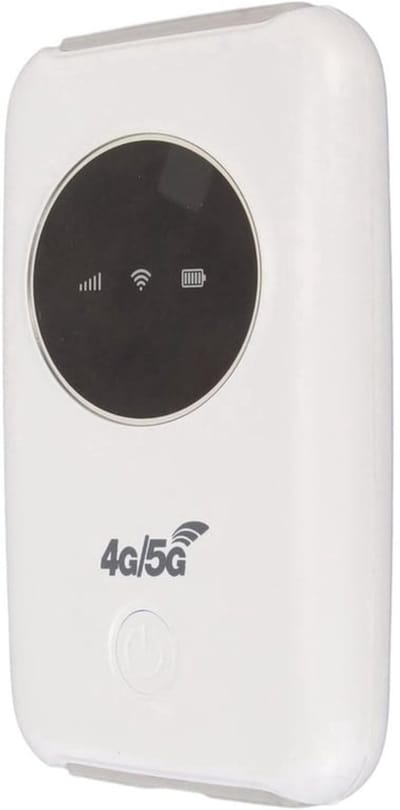 Ontgrendelde 5G draagbare wifi-router, 4G LTE USB wifi-modem met 300 Mbps hoge snelheid, micro-SIM-kaartsleuf, 3200 mAh-batterij, mobiele hotspot verbindt tot 10 apparaten voor