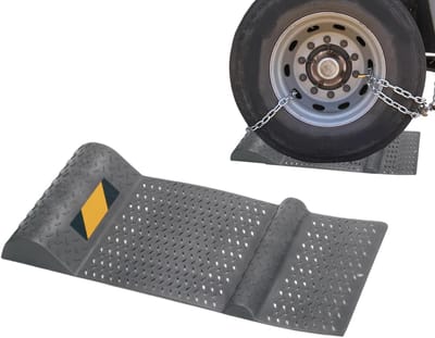 Parkeerstop - Wielblok - Voertuig positioneren - Scheurvast PP materiaal - 535 cm - Zwart