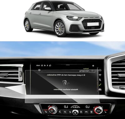2-Pack Screen Protector voor Audi A1 GB 2019-2024 - GPS Navigatie, PET Beschermfolie, 10.1 Inch Schermbescherming