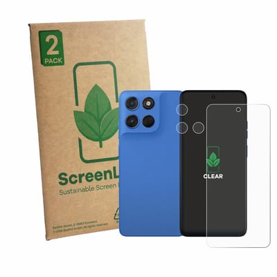 2 Stuks Screenprotector voor Motorola Moto G57 (Voor+Camera) - Hoogwaardige Beschermfolie transparant