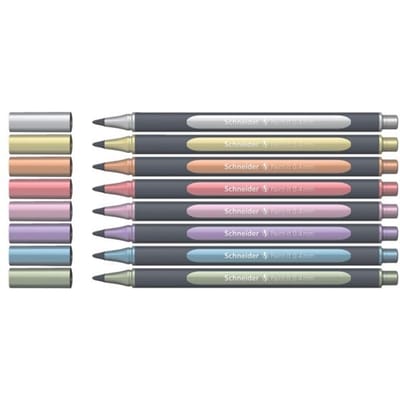 Schneider rollerball metallic - Paint-It 050 - lijnbreedte 0.4mm - 8 stuks - S-ML05011502