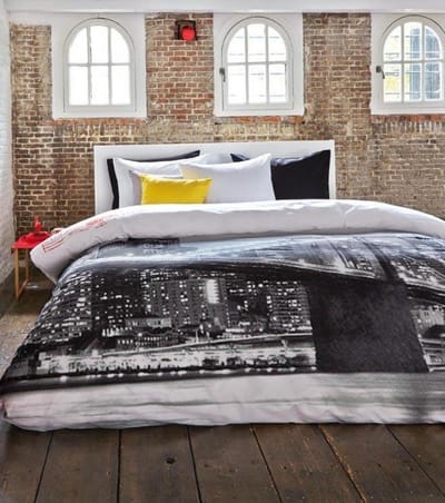 Beddinghouse Downtown Dekbedovertrek - Lits-jumeaux - 240x200/220 cm - Rood