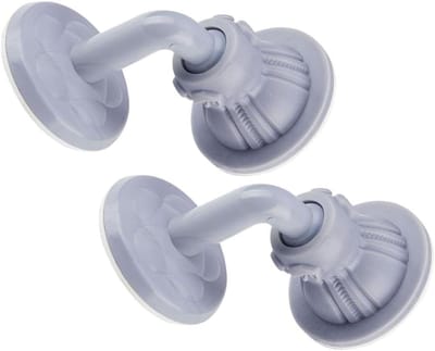 Deurstopper Set - Deurbeschermer - Muren Beschermen - Ponsvrij - 2 Stuks - Lichtgrijs