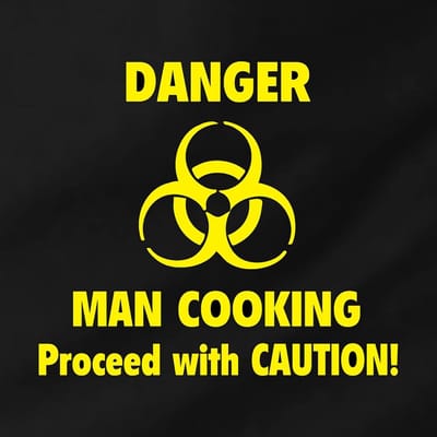 Dailygoody - Schort en Hoed - Grappige Keuken Accessoires - Zwart - Koken met Stijl - Perfecte Cadeau Set - Voor Mannen - Eén maat