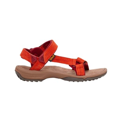 Teva W Terra Fi Lite Suede Dames Sandalen - Rood/Oranje - Maat 39