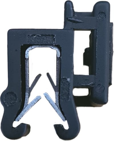 Kortpack - Edge Clips - 100 Stuks - Zwart - Eenvoudig te combineren met Tyraps - Extra Uv-bestendig - (099.0183)