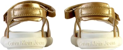 Kindersandalen met klittenband, jeanslook