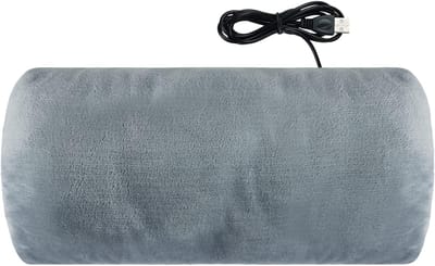 Handwarmer - USB verwarmde handwarmer - Draagbare verwarmde handschoenen - oplaadbare winterwarme handschoenen - zachte voering - elektrische handschoenen met verwarming - handwarmer voor vrouwen en mannen - grijs