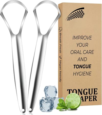 Tongschraper - Mondverzorging - 100% Hygiënisch - Duurzaam - Tongschrapers - Tong Schraper - Tong Reiniger - Tongreiniger - Must Have Voor In De Badkamer!
