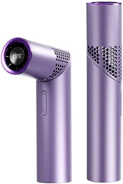 longziming -Draagbare Ventilator - Compacte Lippenstift Fan - Handheld Koeler - 90° Verstelbare Kop - Fluisterstil Design - Duurzaam ABS Materiaal - Ergonomische Grip - Ideaal Voor Reizen En Kantoor - 1 Stuk