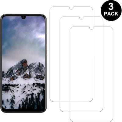 Screenprotector Glas - Tempered Glass Screen Protector Geschikt voor: Huawei P Smart 2020  - 3x