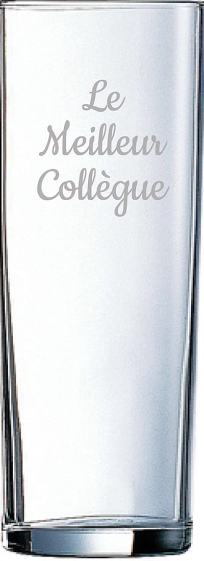 Longdrinkglas gegraveerd - 31cl - Le Meilleur Collègue
