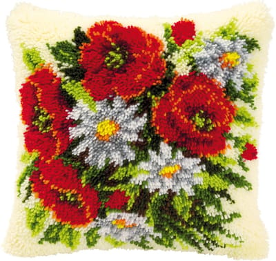 Vervaco - Knoopkussen kit - Bloemenboeket - PN-0014142 - Borduren - Borduurpakket - Borduurpakket volwassenen - Borduurpakket kind