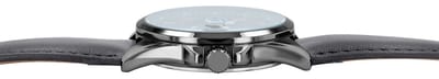 JUST WATCH herenhorloge echt leer datumweergave