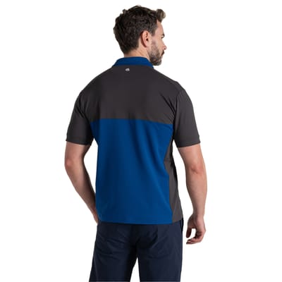 Craghoppers Heren Avro Nosilife Golf Poloshirt met korte mouwen (Donker ijzer)