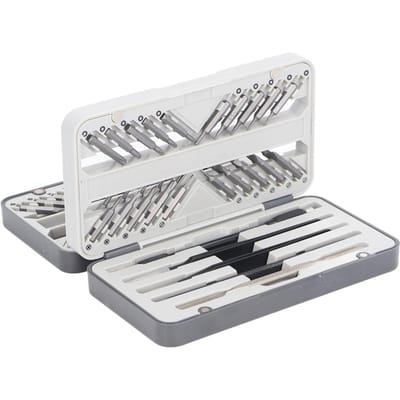 66 in 1 Schroevendraaierset Multifunctionele Draagbare Schroevendraaierset voor Telefoonreparatie Onderhoud white