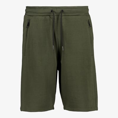 Unsigned heren sweatshort donkergroen - Maat S