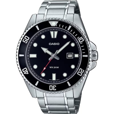 Casio Casio Collection MDV-107D-1A1VEF Horloge - Staal - Zilverkleurig - Ø 44 mm