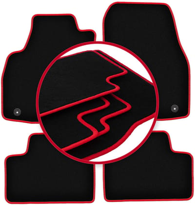CARLUX-RED automatten voor: Opel Astra H sedan, hatchback, stationwagen, TwinTop, cabrio, coupé (2003-2010)