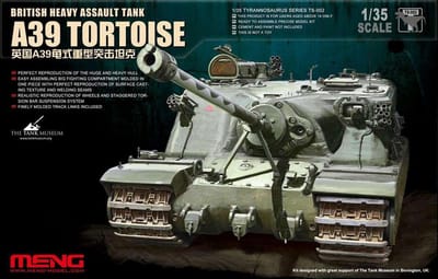 Meng Model Modelbouwpakket Militaire voertuigen - MENG TS002 British A39 Tortoise Heavy Assault Tank Plastic - 1:35 - Modelbouw