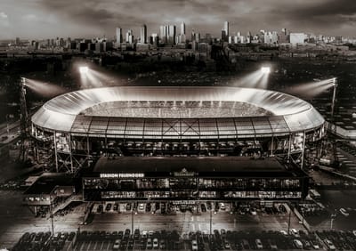 PosterGuru - Fotobehang - Stadion Feyenoord De Kuip Rotterdam - 350 x 265 cm
