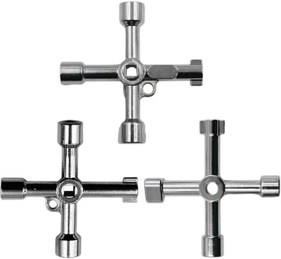 Dailygoods- Steeksleutelset 4-in-1 - 3 Stuks - Robuust - Duurzaam - Multifunctioneel - Geschikt voor Thuis en Buitenactiviteiten - Multitool
