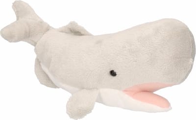 Cornelissen Knuffel potvis - grijs - 19 cm - pluche - knuffeldier - dierenknuffel - zeedieren