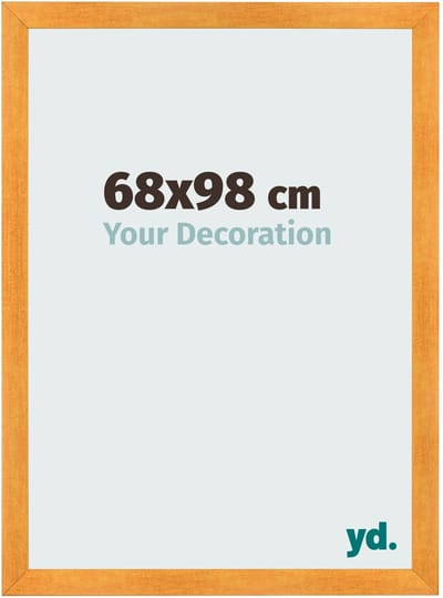 Your Decoration - Fotolijst 68x98 cm - MDF - Oranje - Pisa