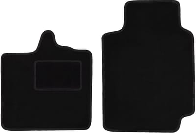 Zwarte velours vloermatten voor: Smart ForTwo I hatchback (1998-2007)